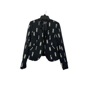 Divided H&M Women's Letter Black Blazer